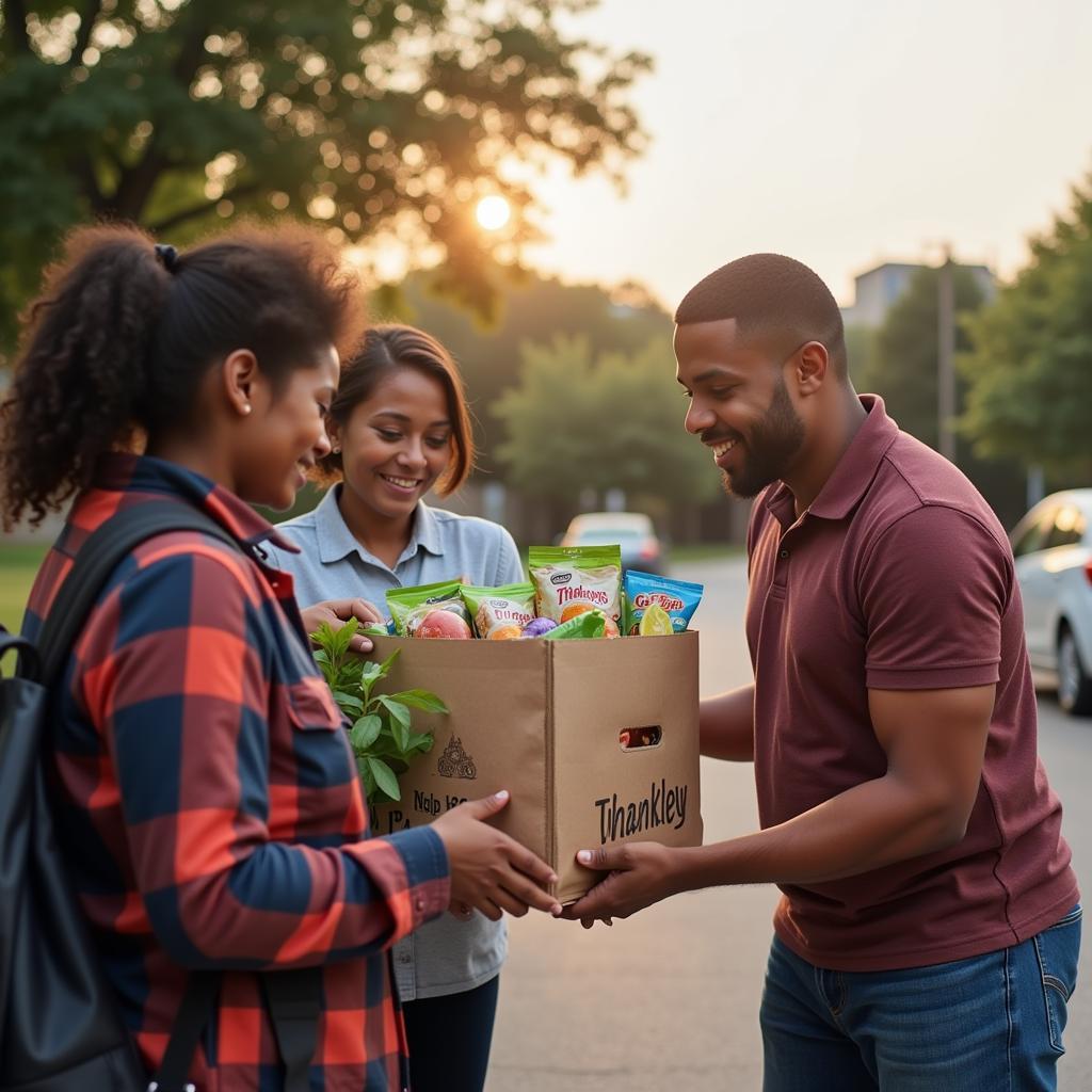 Family Receiving Food Assistance