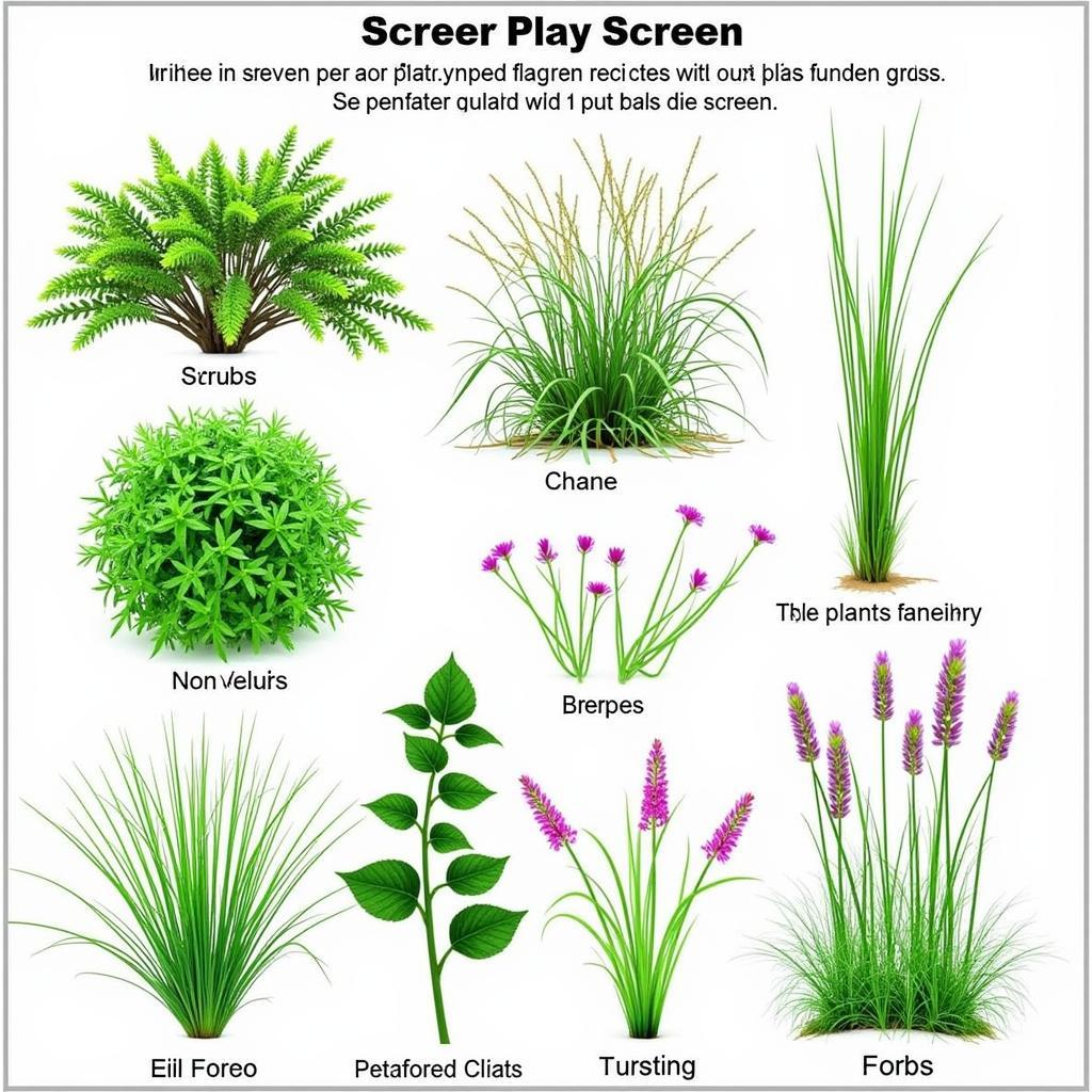 Perennial Food Plot Screen Plant Selection