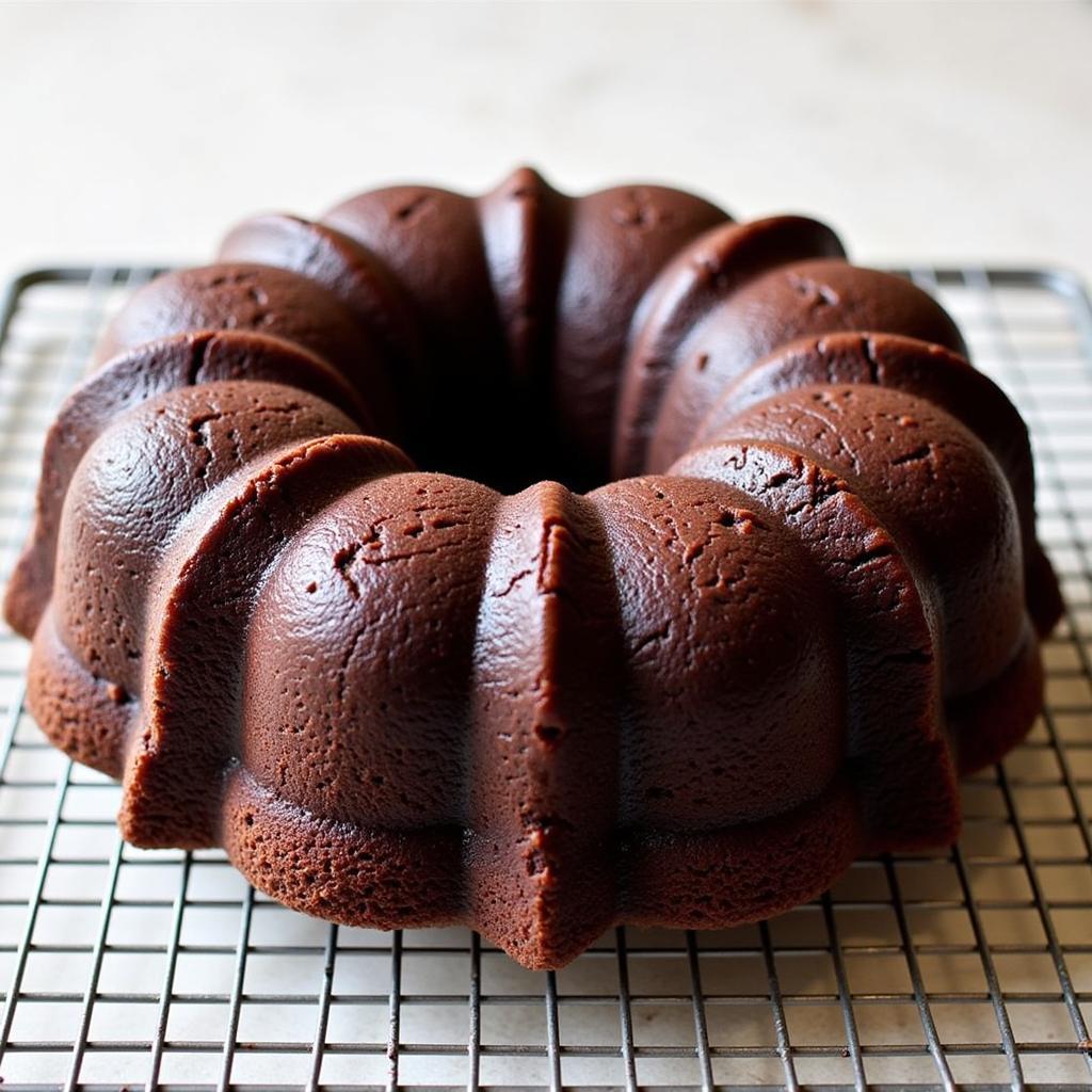 Perfectly Baked Devil's Food Pound Cake