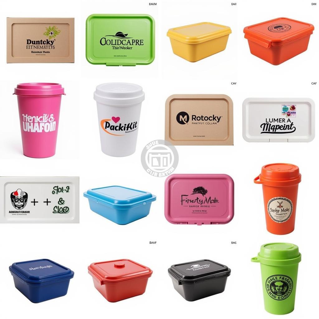 Variety of Personalized Food Containers