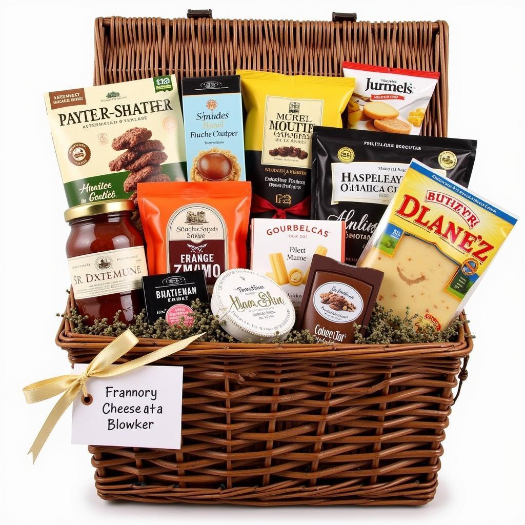 Personalized Food Gift Basket