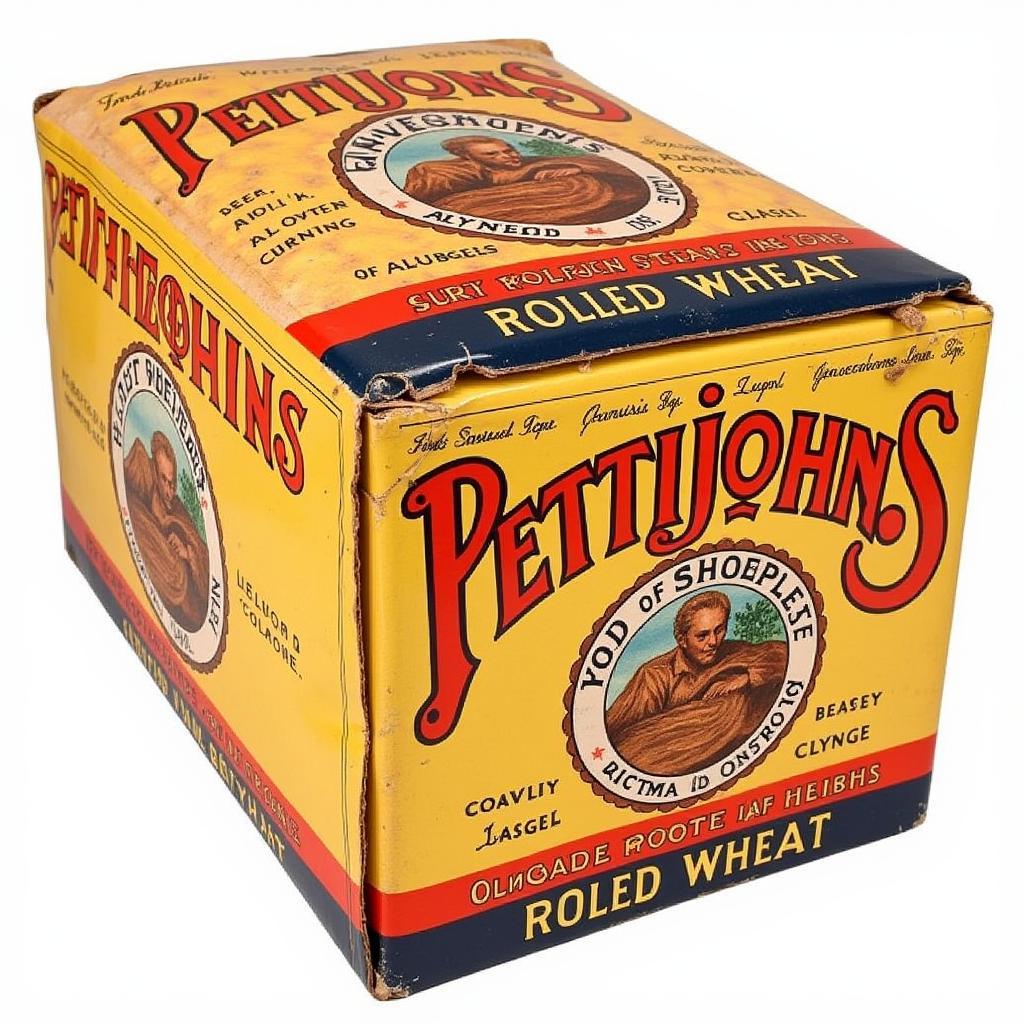 Pettijohns Rolled Wheat Original Packaging