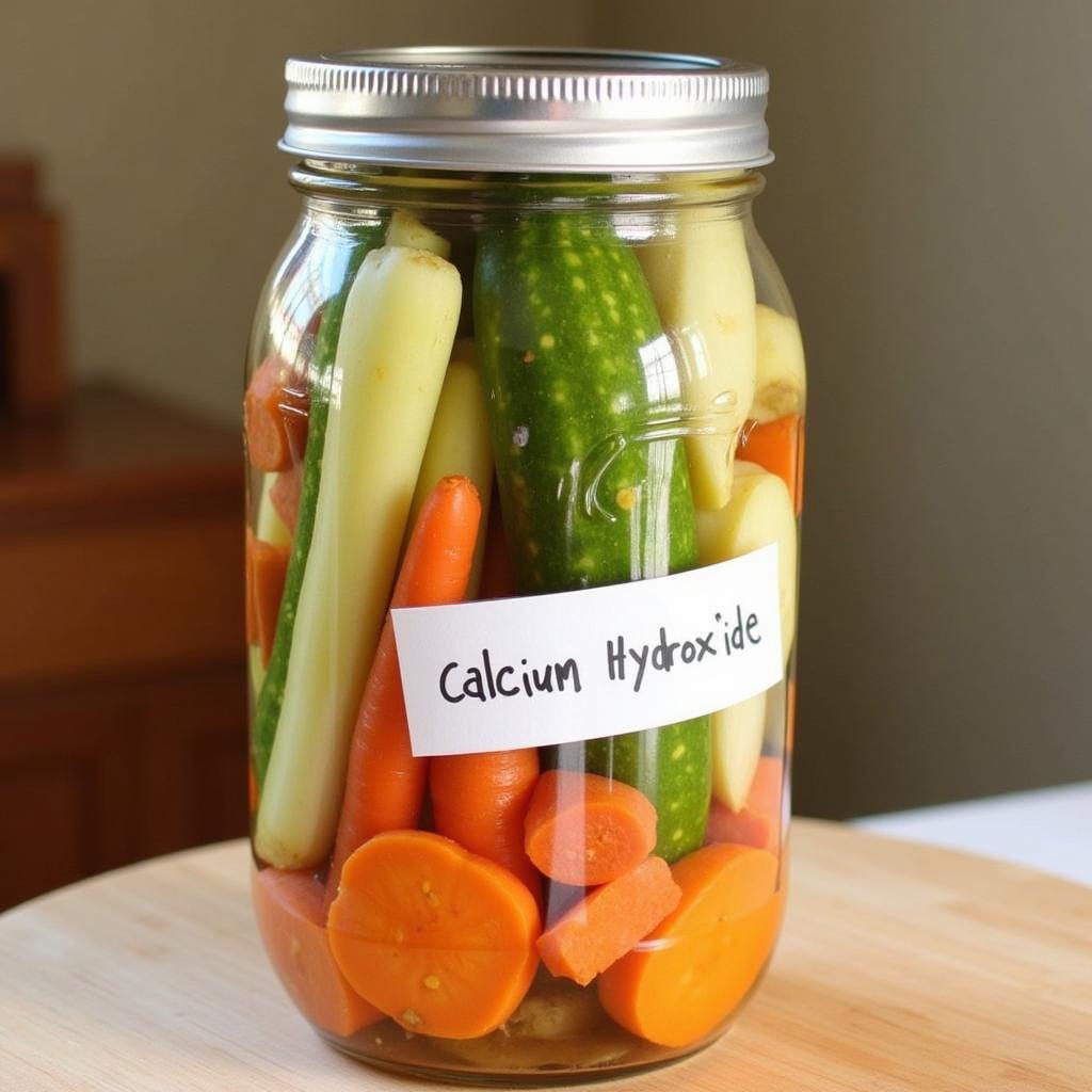 Pickled Vegetables in Jar