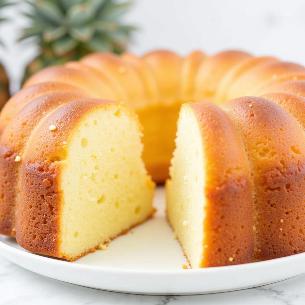  Slices of Pineapple Angel Food Cake 