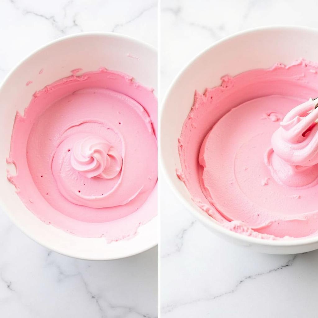 Achieving Different Shades of Pink Frosting