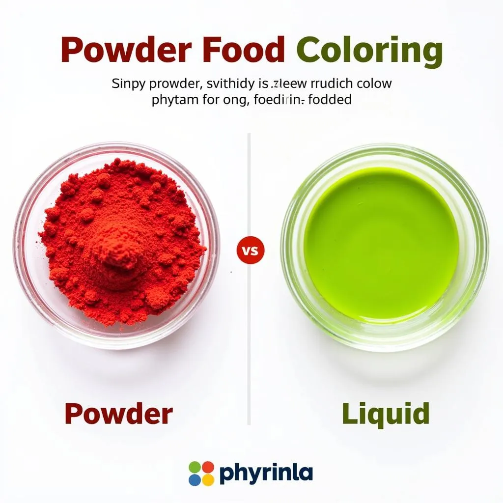 Powder Food Coloring vs Liquid Food Coloring