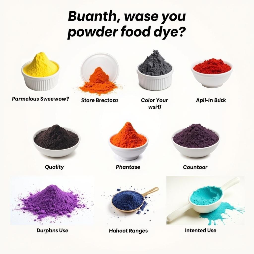 Factors to Consider When Choosing Powder Food Dye