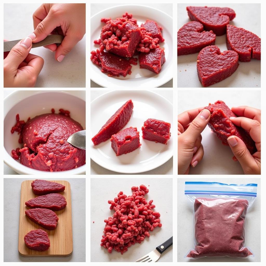 Steps to Prepare Beef Heart for Fish Food