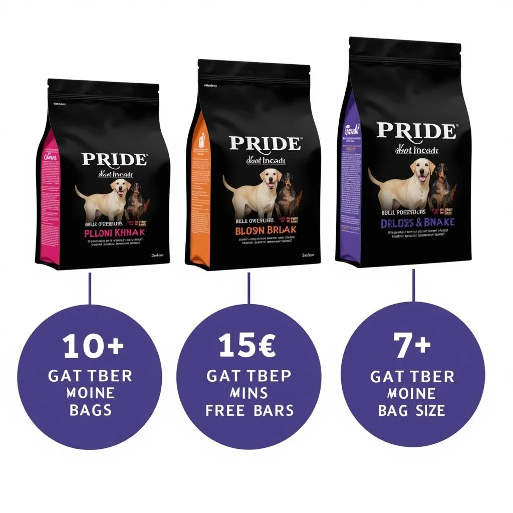 Pride Dog Food Black Bag Sizes