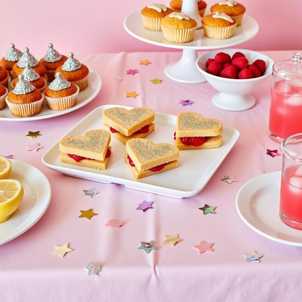 Princess Party Food Table Spread