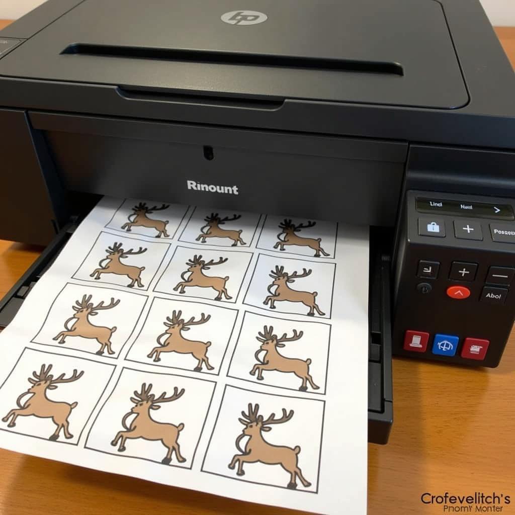 Printing Reindeer Food Labels at Home