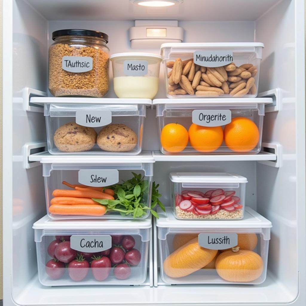 Illustrating Proper Food Storage Techniques