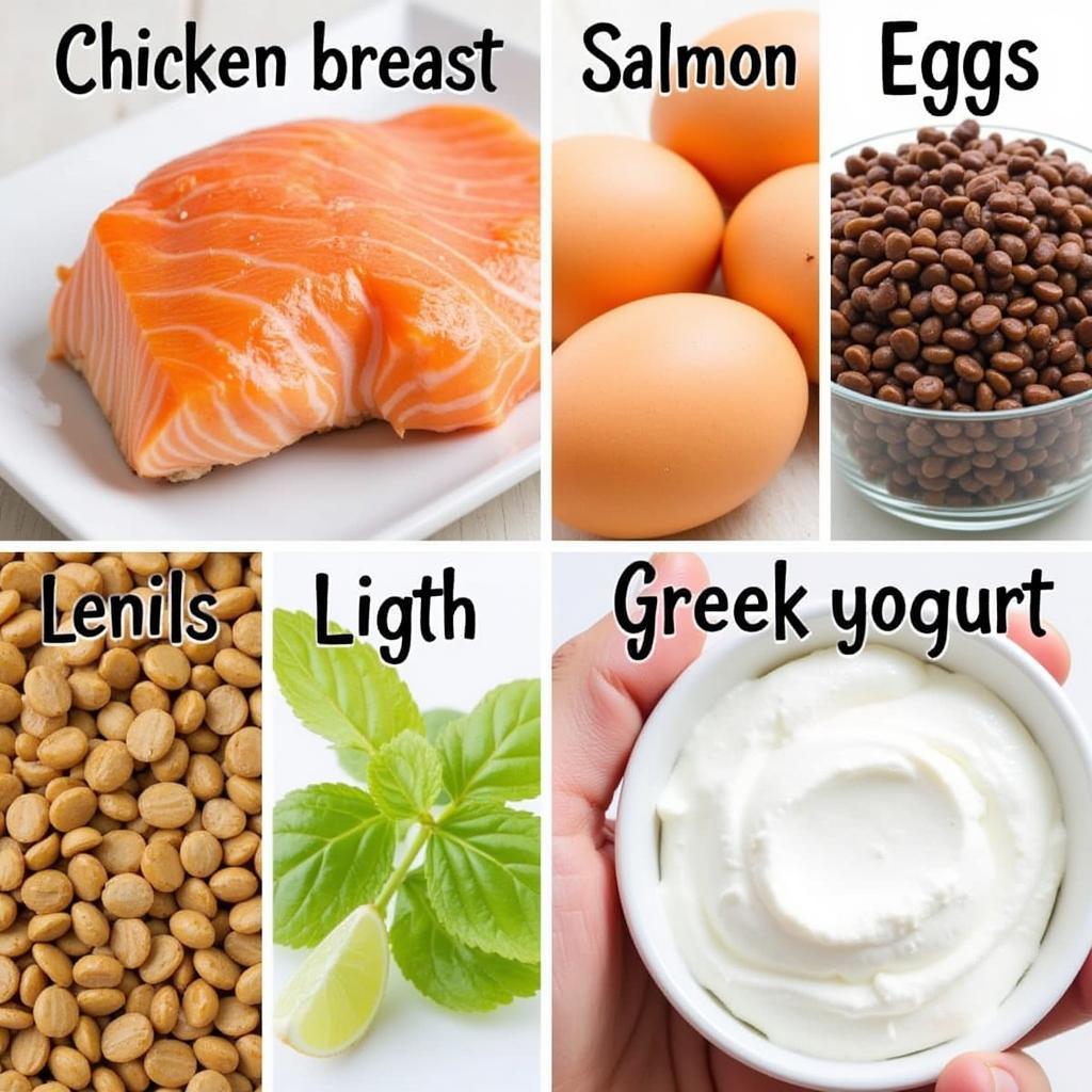 Protein-rich foods for glute growth