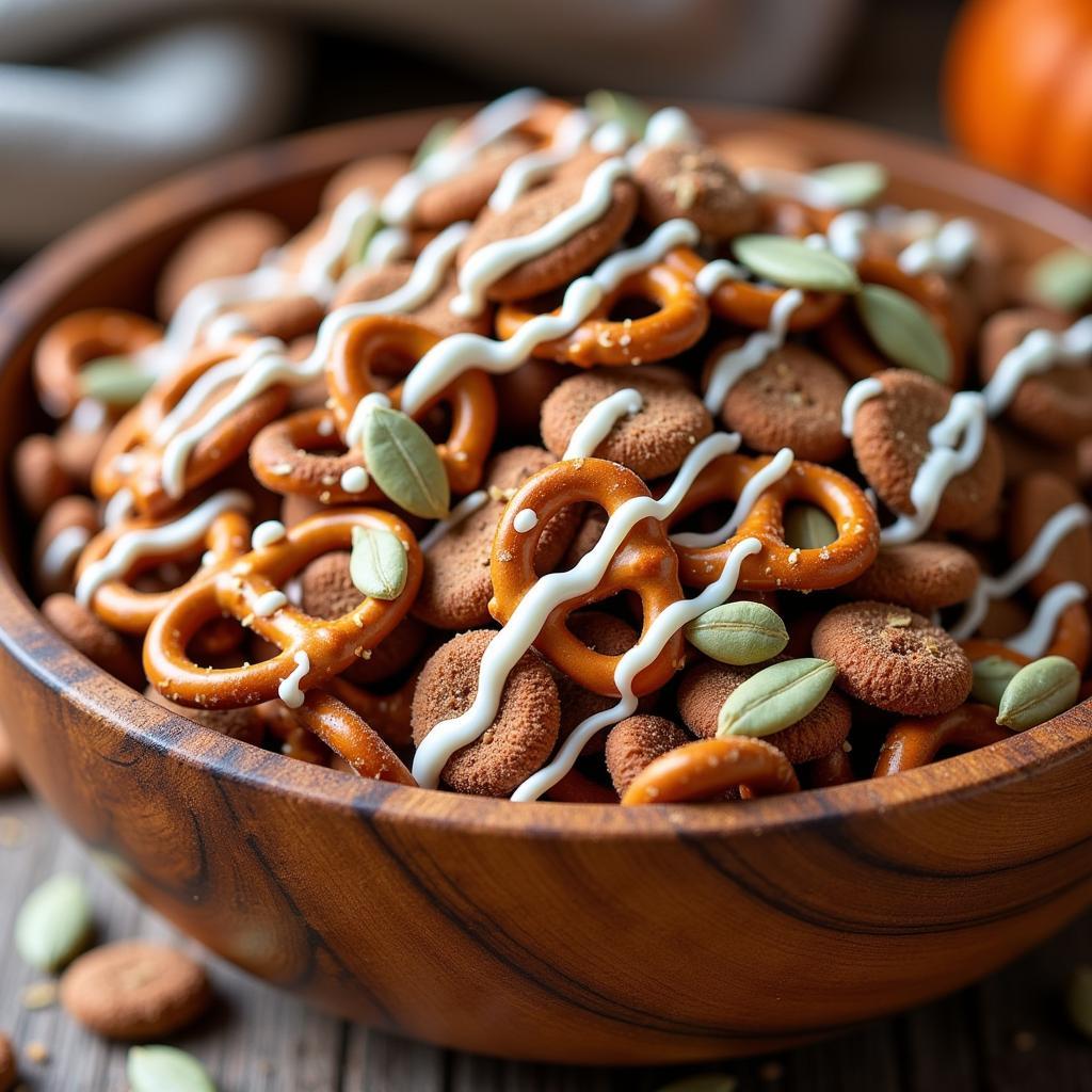 Homemade Pumpkin Spice Snack Mix