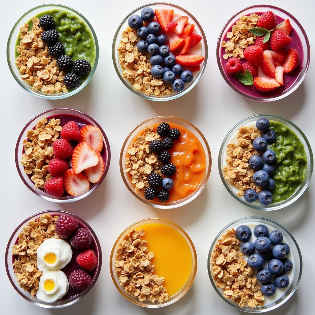 Vibrant Pureed Breakfast Bowls