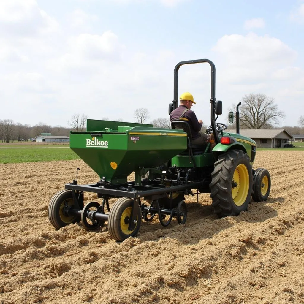 Push-Style Food Plot Grain Drill