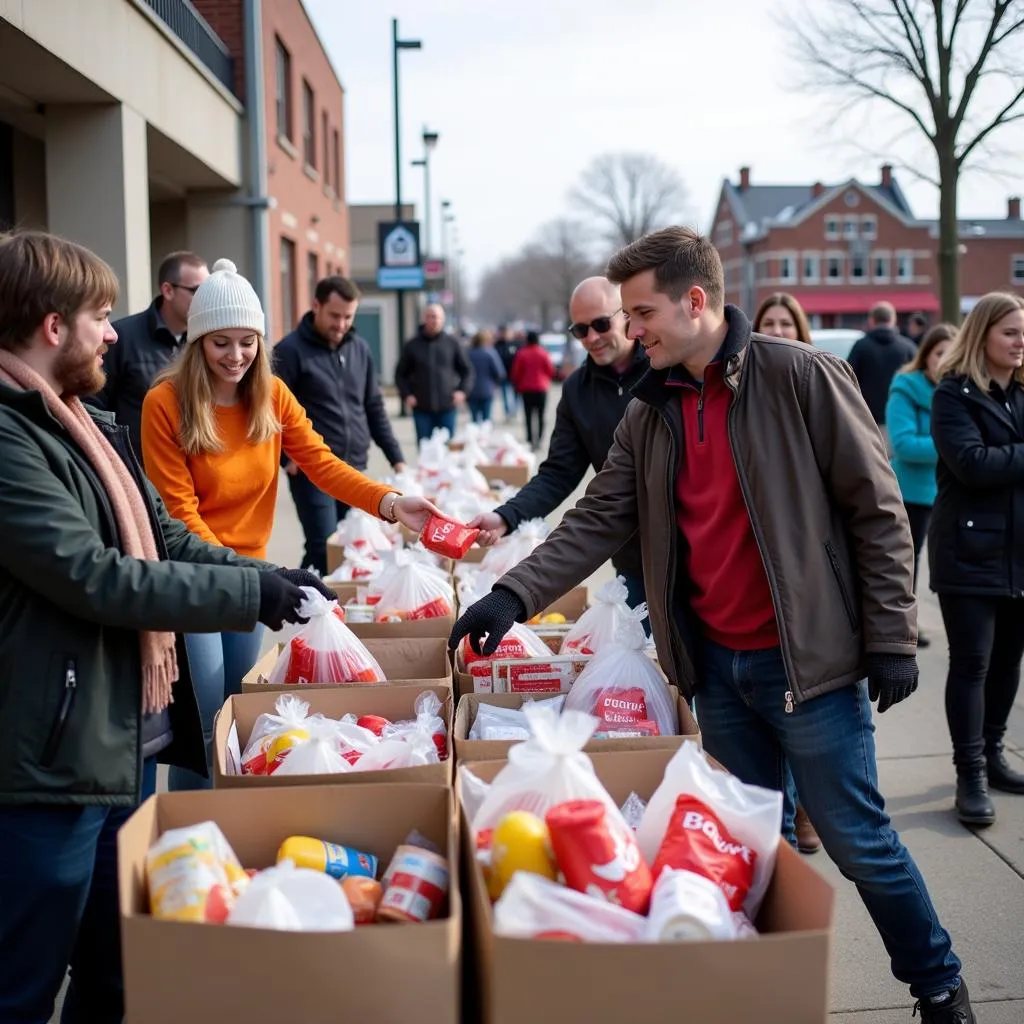 Community Food Drive in Racine