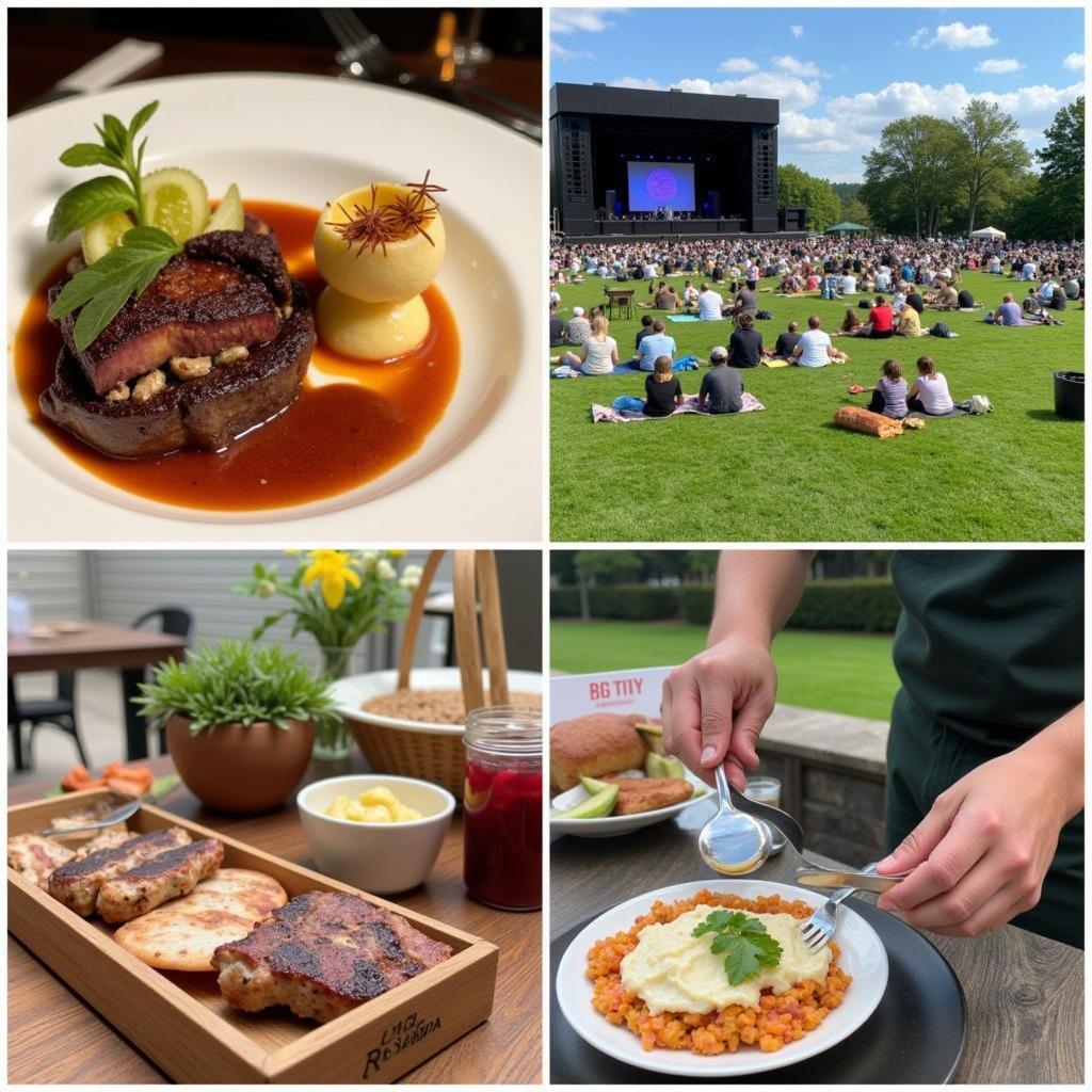 Various dining options at Ravinia Festival