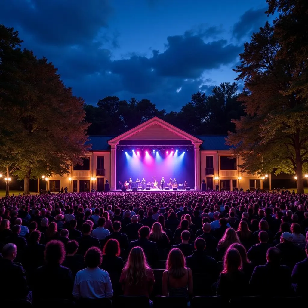 Outdoor concert at Ravinia Park