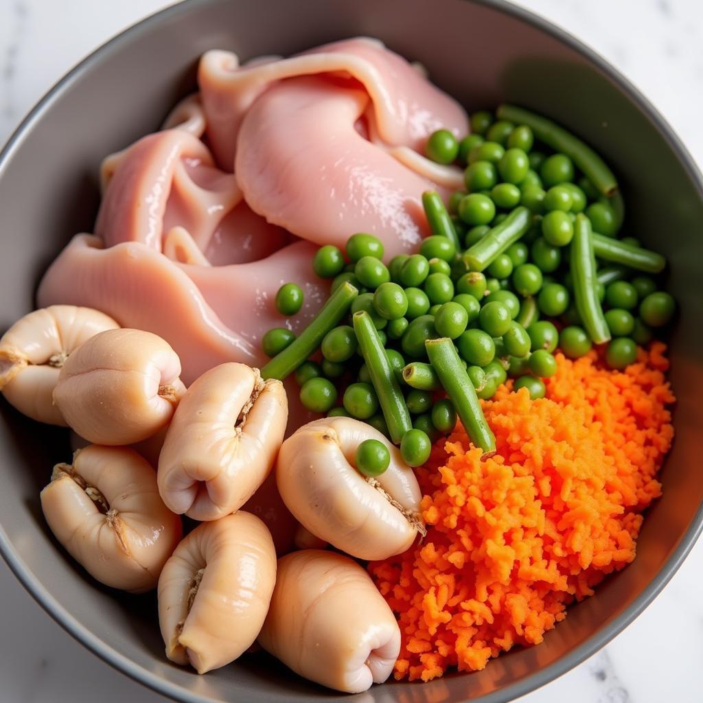 Raw Chicken Dog Food Ingredients