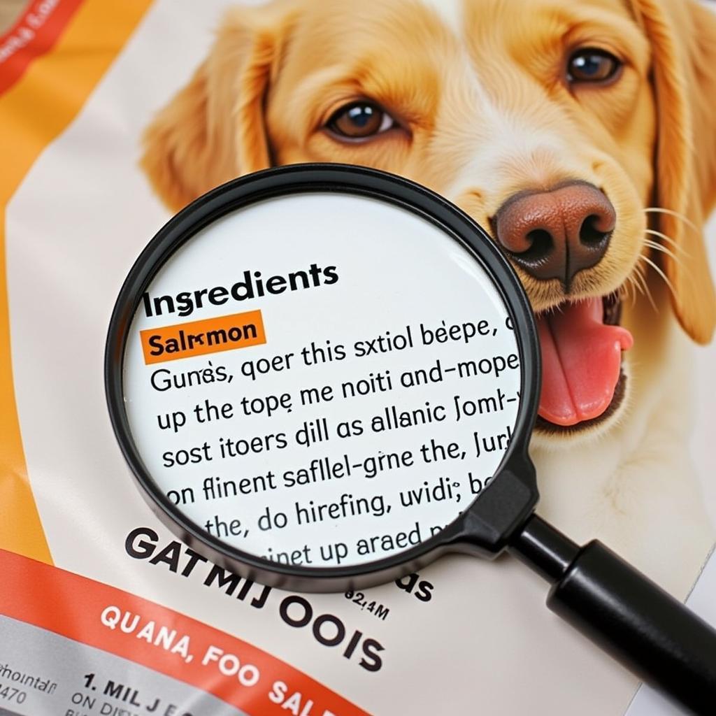 Deciphering Dog Food Labels for Salmon Content