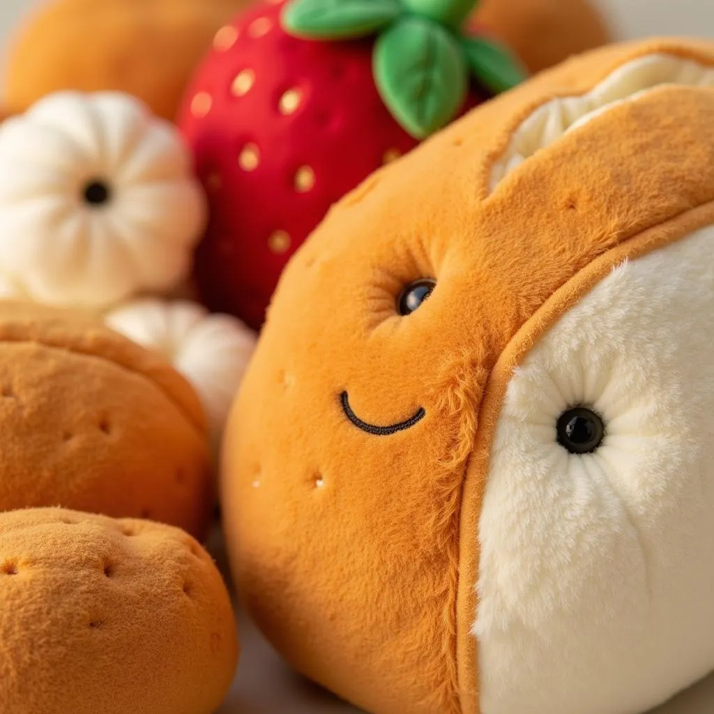 Realistic Food Stuffed Animals