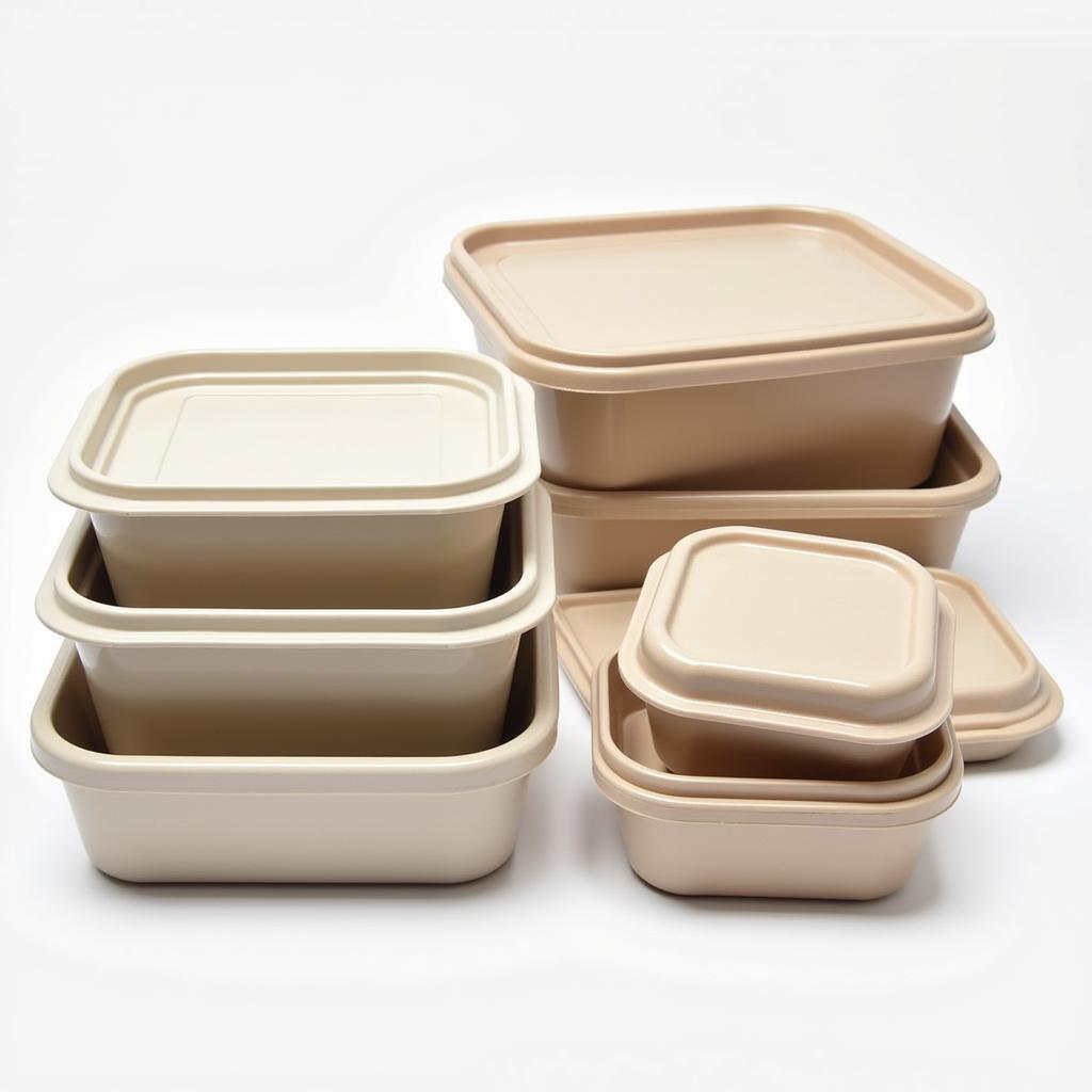 Assortment of Rectangle Food Containers