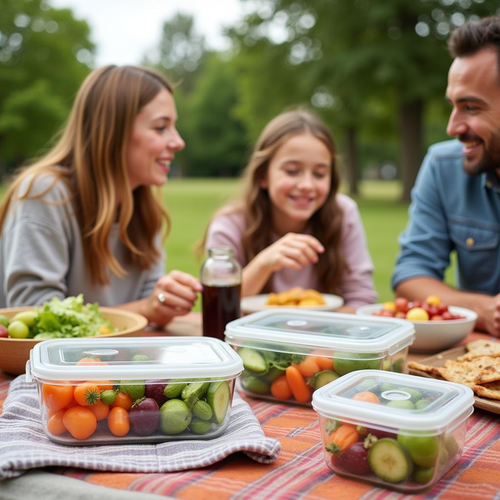 Eco-friendly rectangle glass food containers