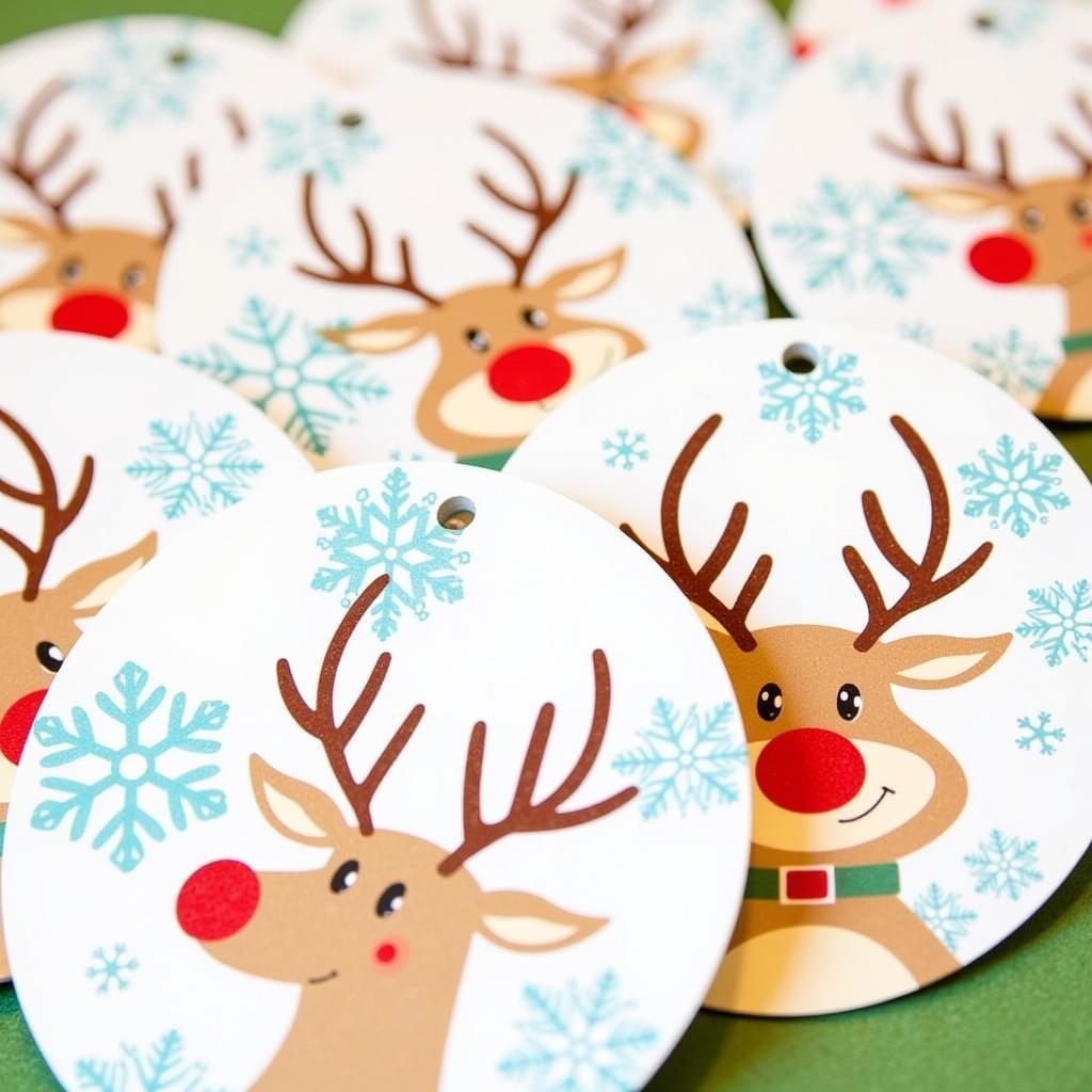 Printable reindeer food tags for a magical Christmas Eve