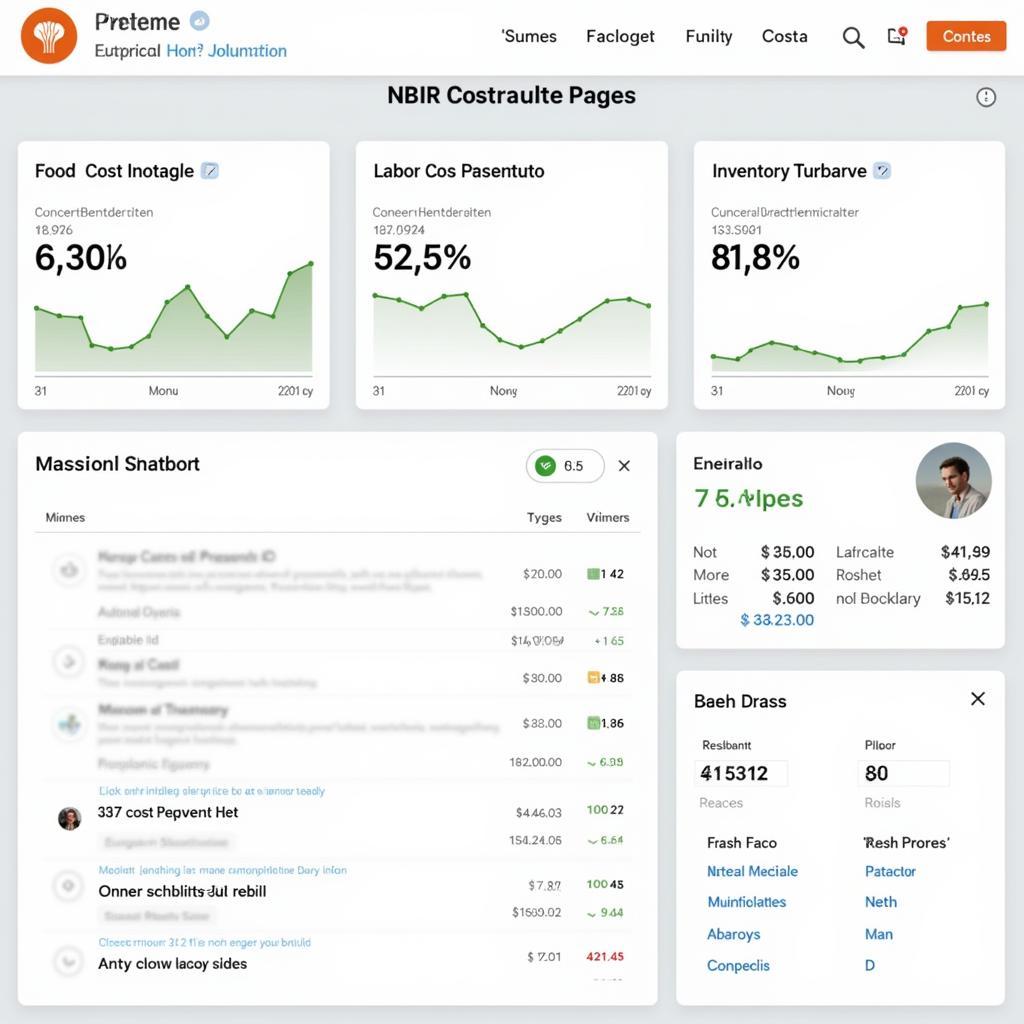 Restaurant Financial Performance Dashboard