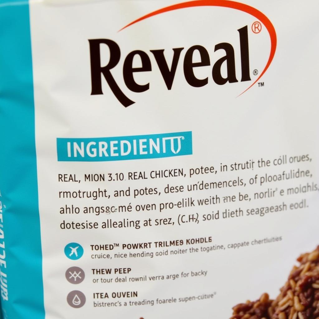 Reveal Cat Food Ingredients List