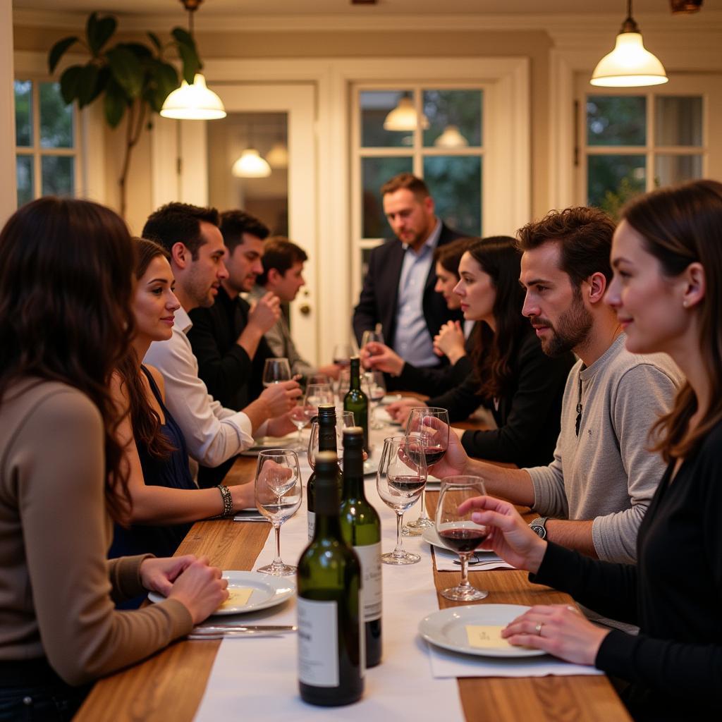 Wine tasting at the Rockport Food and Wine Festival