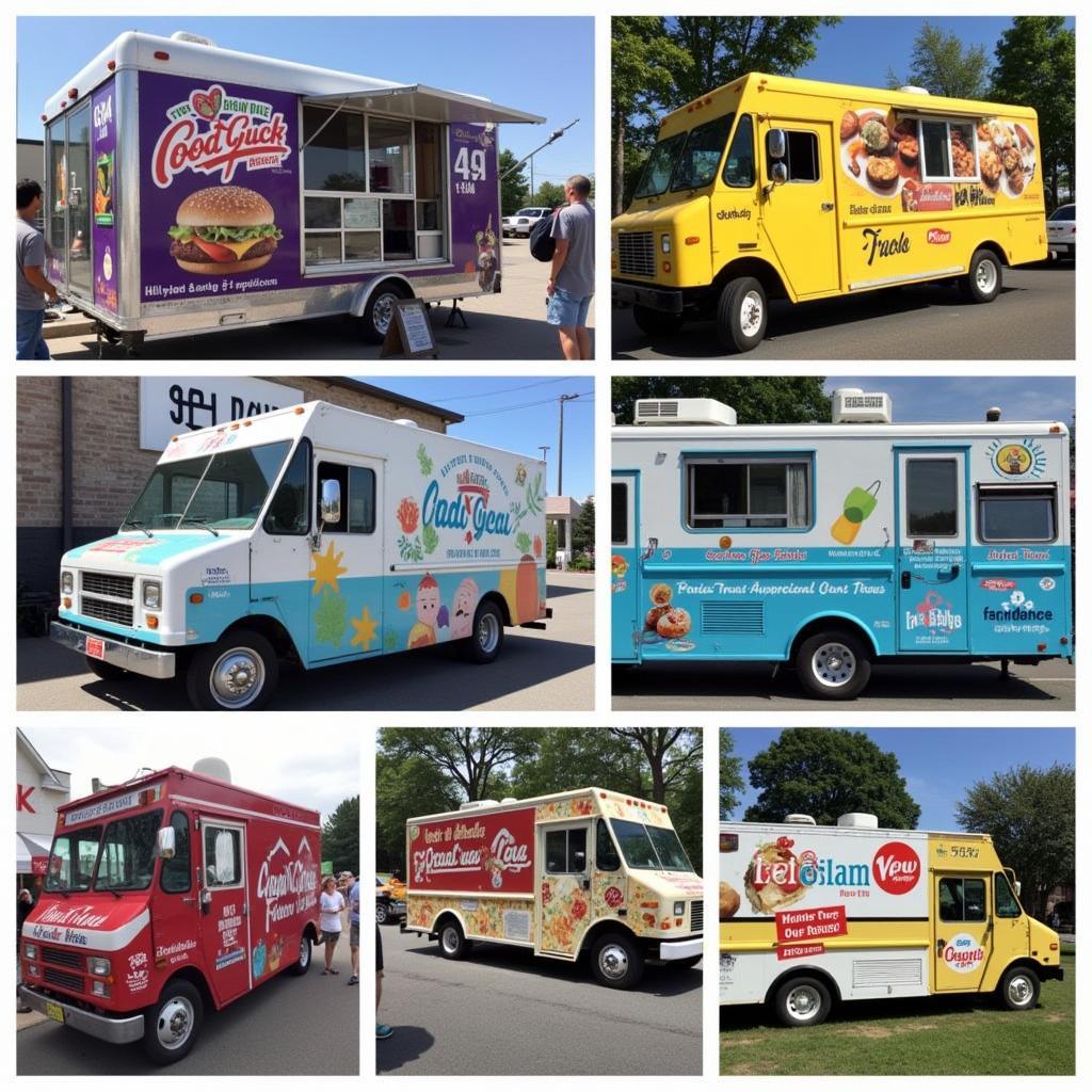 Food trucks at the Rosemount Food Truck Festival offer diverse cuisines.