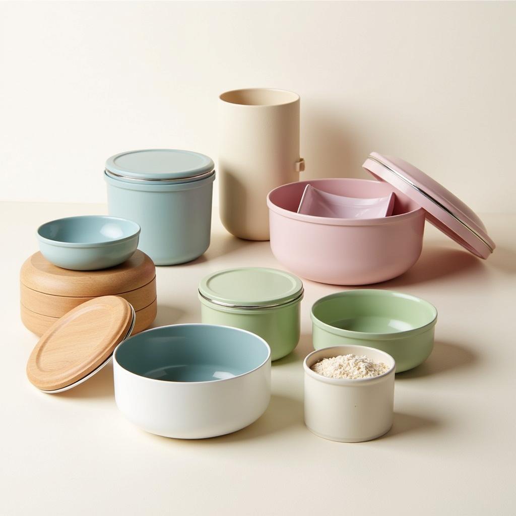 Variety of Round Food Containers