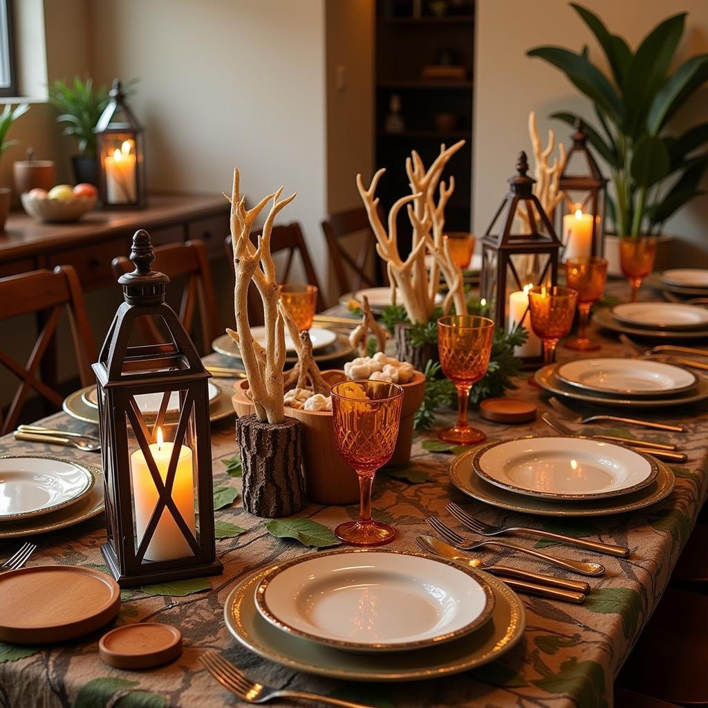 Rustic Hunting Party Decor