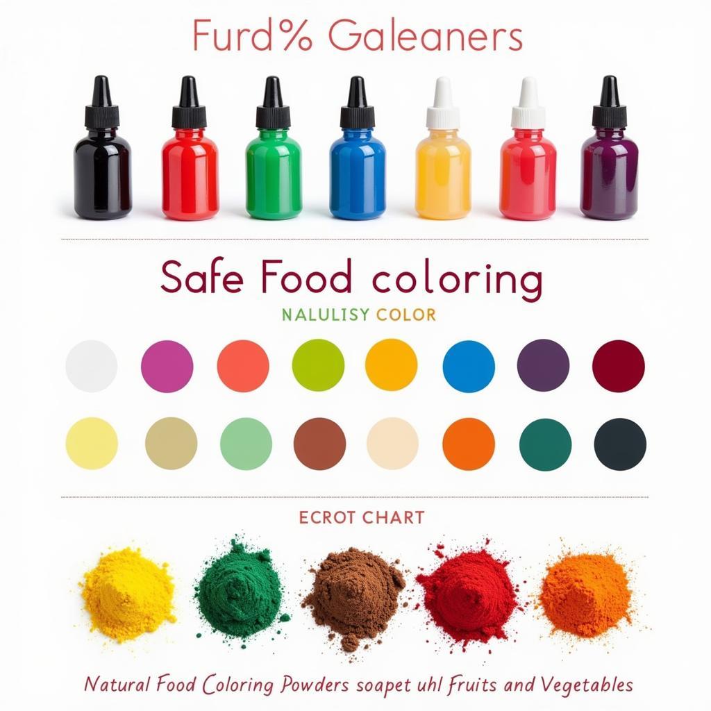 Safe food coloring options