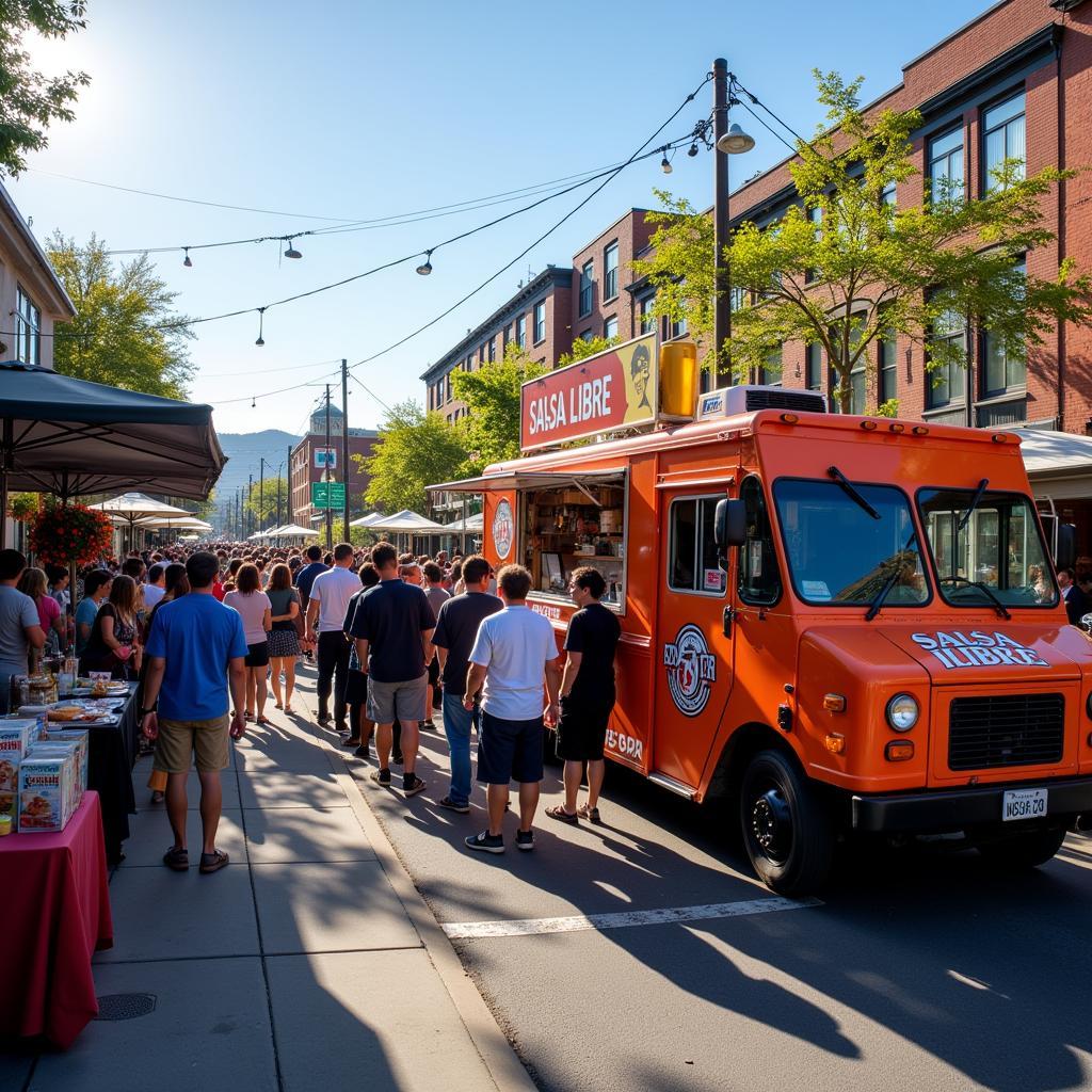 Salsa Libre Food Truck at a Local Festival