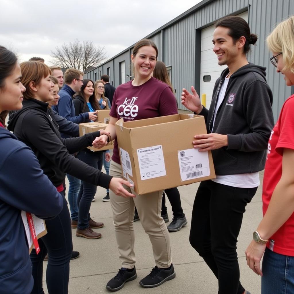 Salvation Army Yakima Food Bank Food Distribution