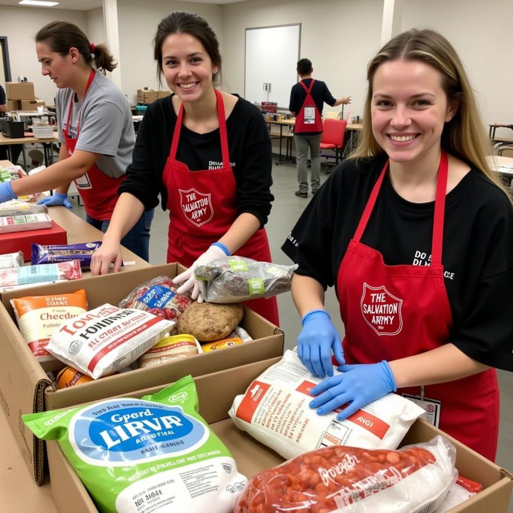 Salvation Army Yakima Food Bank Volunteers