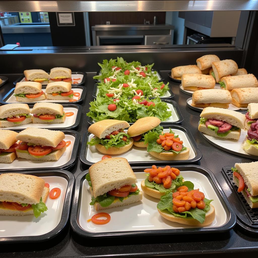 Convenient Grab-and-Go Food at San Juan Airport Terminal B