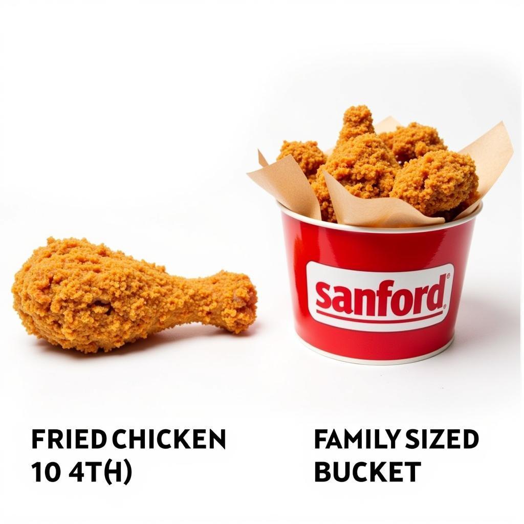 Fried Chicken Portion Sizes at Sanford Food Center