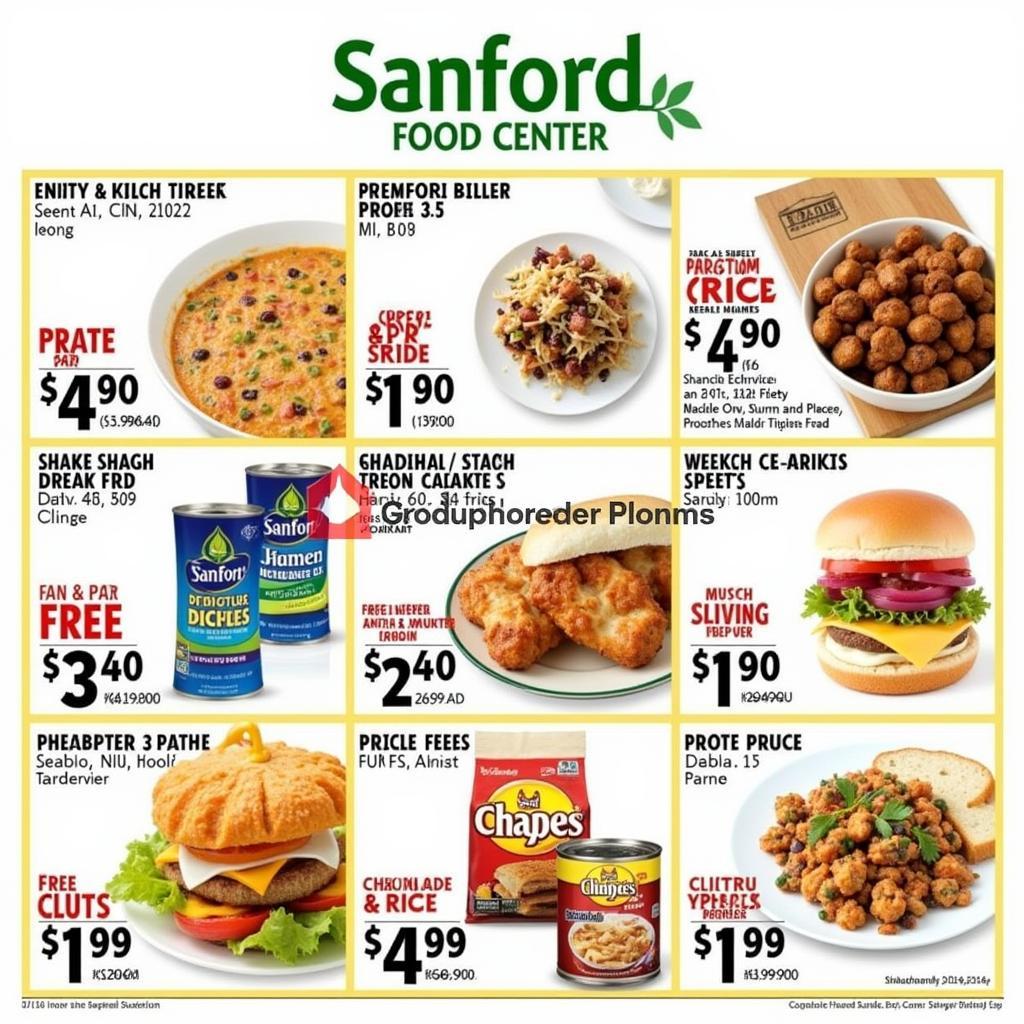 Sanford Food Center Weekly Ad Front Page