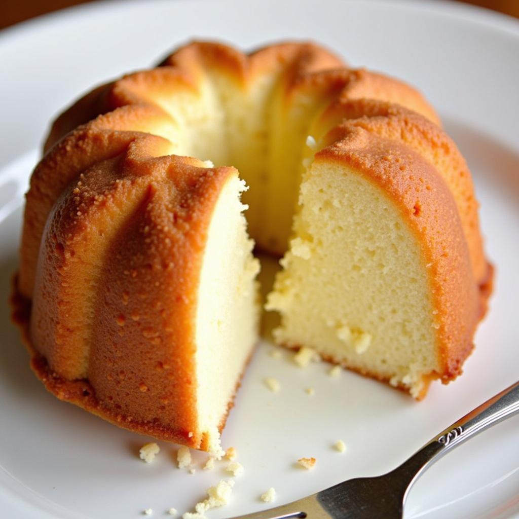 Savory Angel Food Cake with Herbs and Cheese