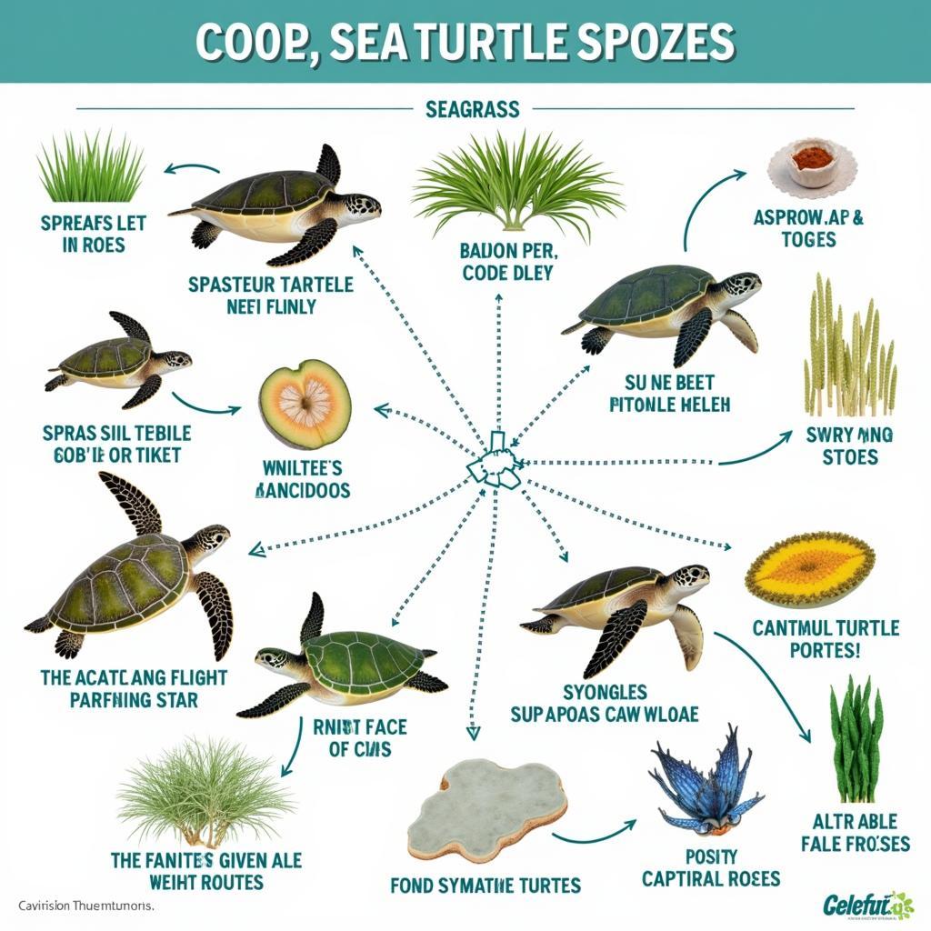 Sea Turtle Diet Variations Across Species