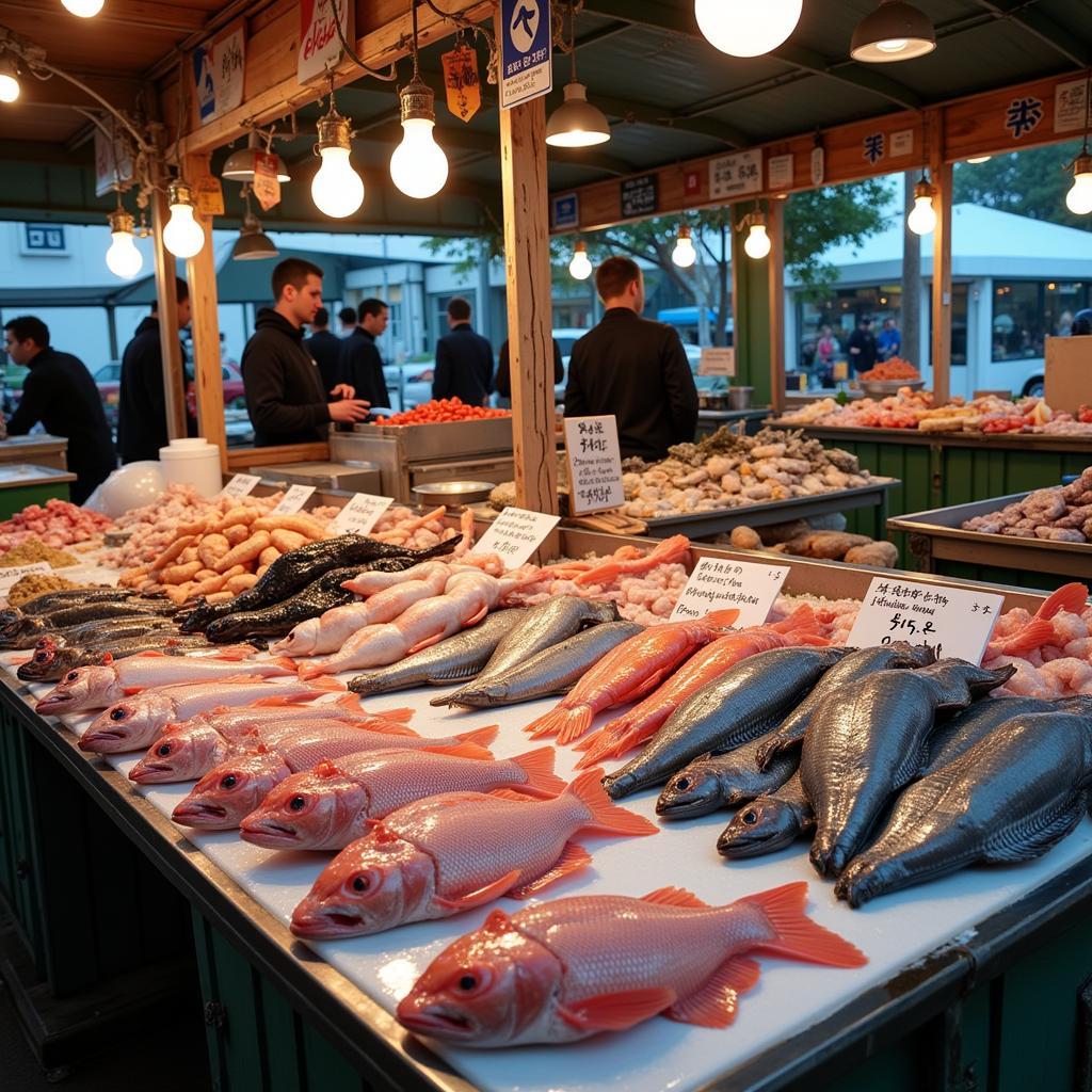 Seafood Market Display