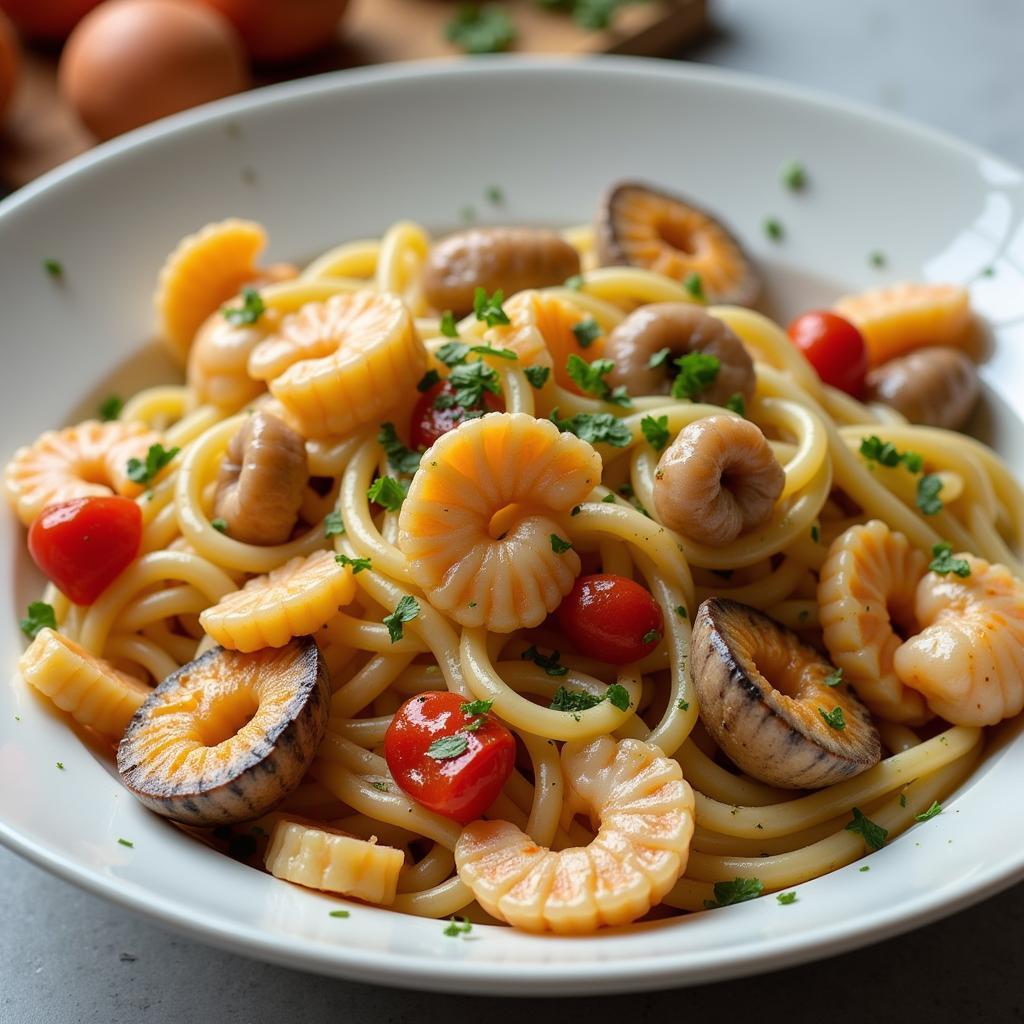 Seafood Pasta Dinner