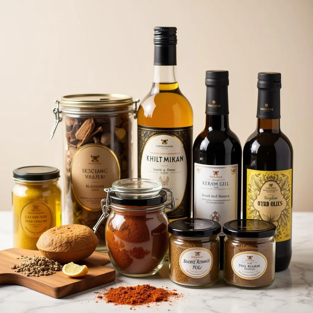 Gourmet Gluten-Free Food Gifts on Display