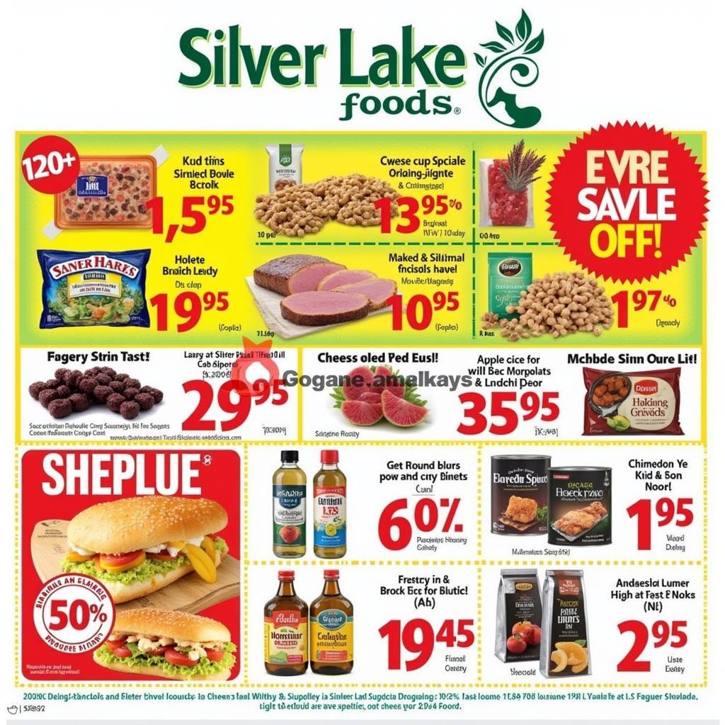 Silver Lake Foods Weekly Ad Layout