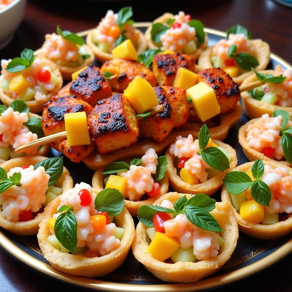 Assortment of Small Bites Appetizers