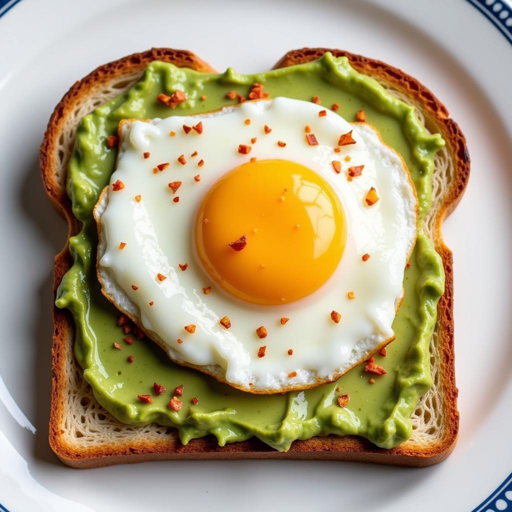 Smashed Avocado Toast with Egg